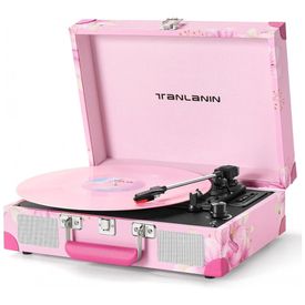 Toca-discos-de-Vinil-com-Alto-falantes-Embutidos-e-Gravacao-Imagem-0