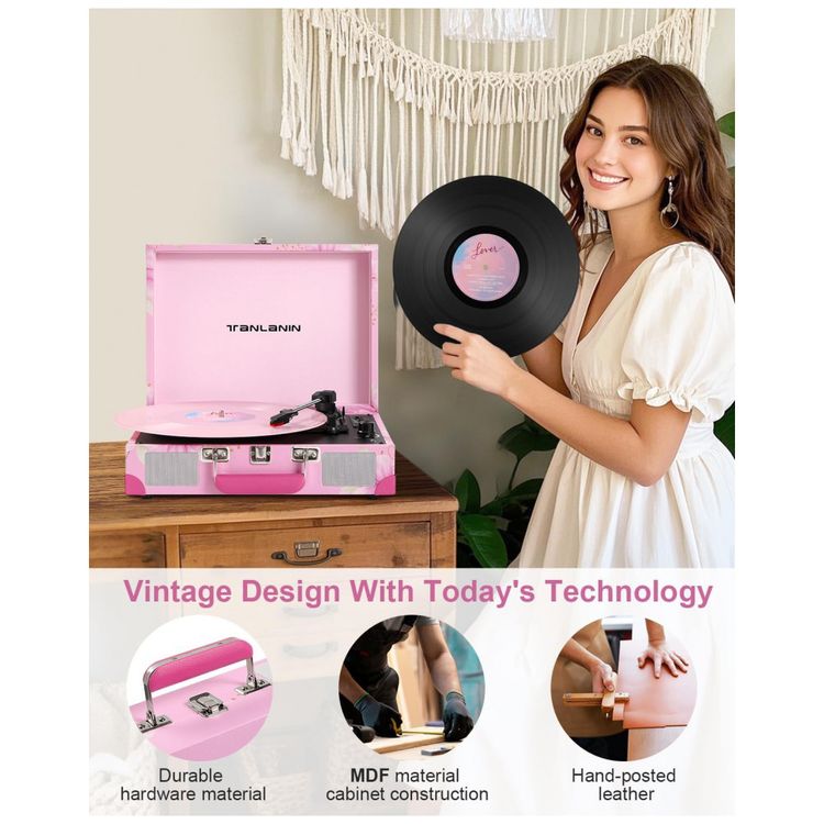 Toca-discos-de-Vinil-com-Alto-falantes-Embutidos-e-Gravacao-Imagem-2