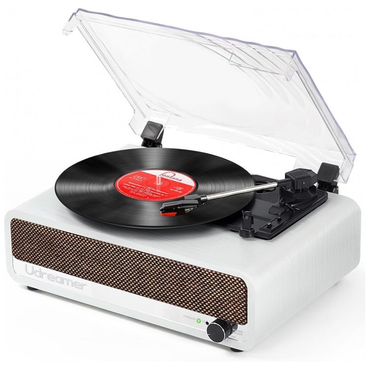 Toca-discos-de-Vinil-com-Alto-falantes-Aprimorados-Bluetooth-Imagem-0