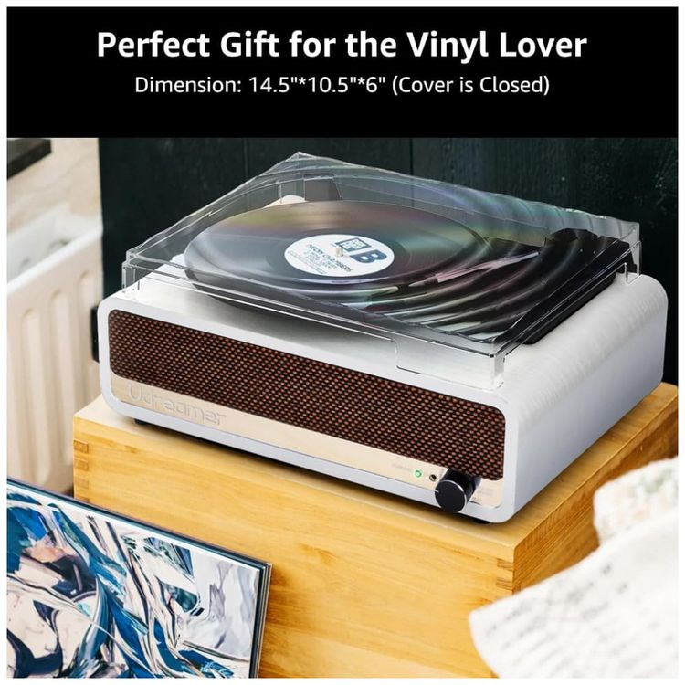 Toca-discos-de-Vinil-com-Alto-falantes-Aprimorados-Bluetooth-Imagem-4