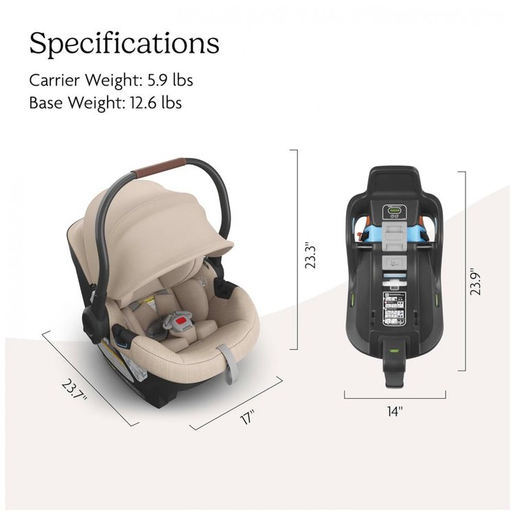 UPPAbaby-Aria--Assento-de-Carro-Leve-para-Bebe-com-Base-Imagem-6