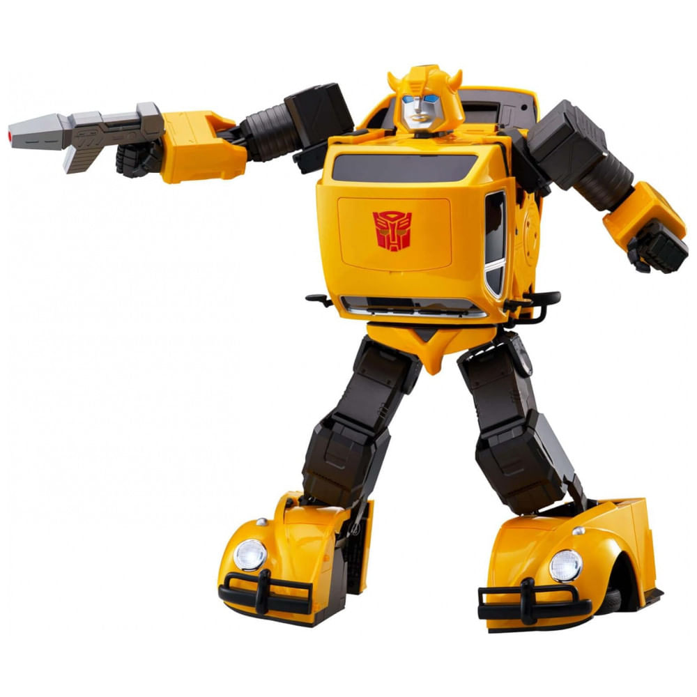 Robosen Bumblebee: Brinquedo Robô Transformador Autônomo Converte Volkswagen Beetle em G1 Bumblebee, Controle por Voz de Aplicativo, 67 Microchips
