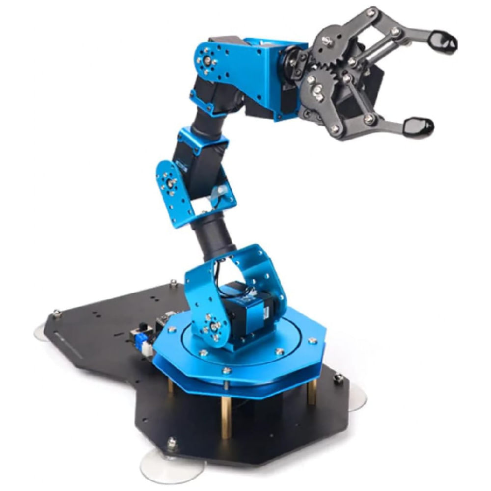 Hiwonder Braço Robótico xArm ESP32 Cinza – Kit Programável MicroPython para Desenvolvimento Secundário