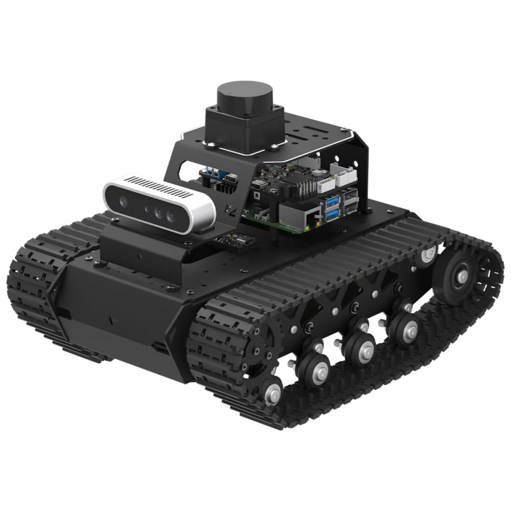 Hiwonder MentorPi M1 – Robô Educacional com Chassi Mecanum, ROS2 e Suporte a ChatGPT – Kit Avançado com Câmera 3D, Lidar TOF e Navegação Autônoma