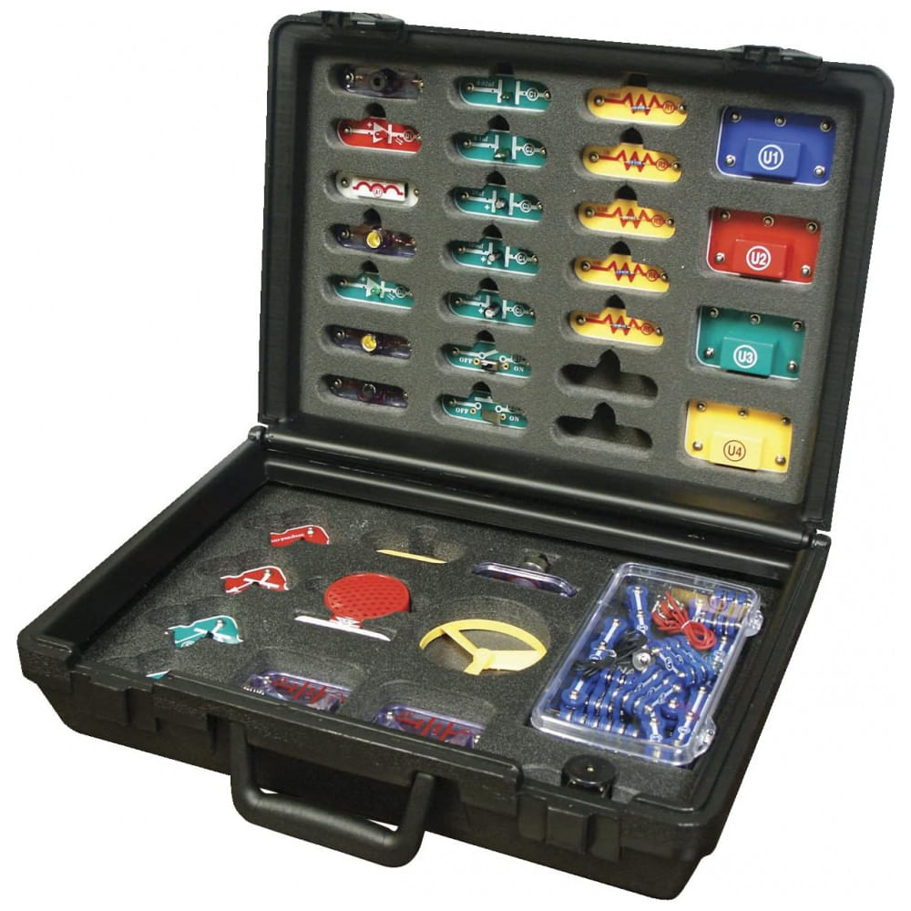 Snap Circuits SC-500 – Kit Educacional de Eletrônica com Mais de 500 Projetos para Crianças a Partir de 8 Anos
