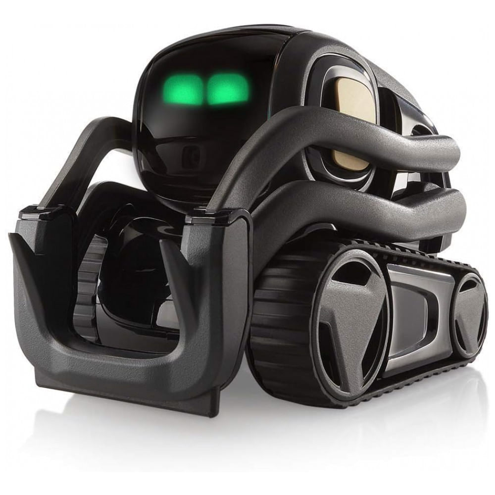 Robô Companheiro Inteligente Preto – Anki Vector Robot, Assistente Doméstico com Câmera HD e Wi‑Fi