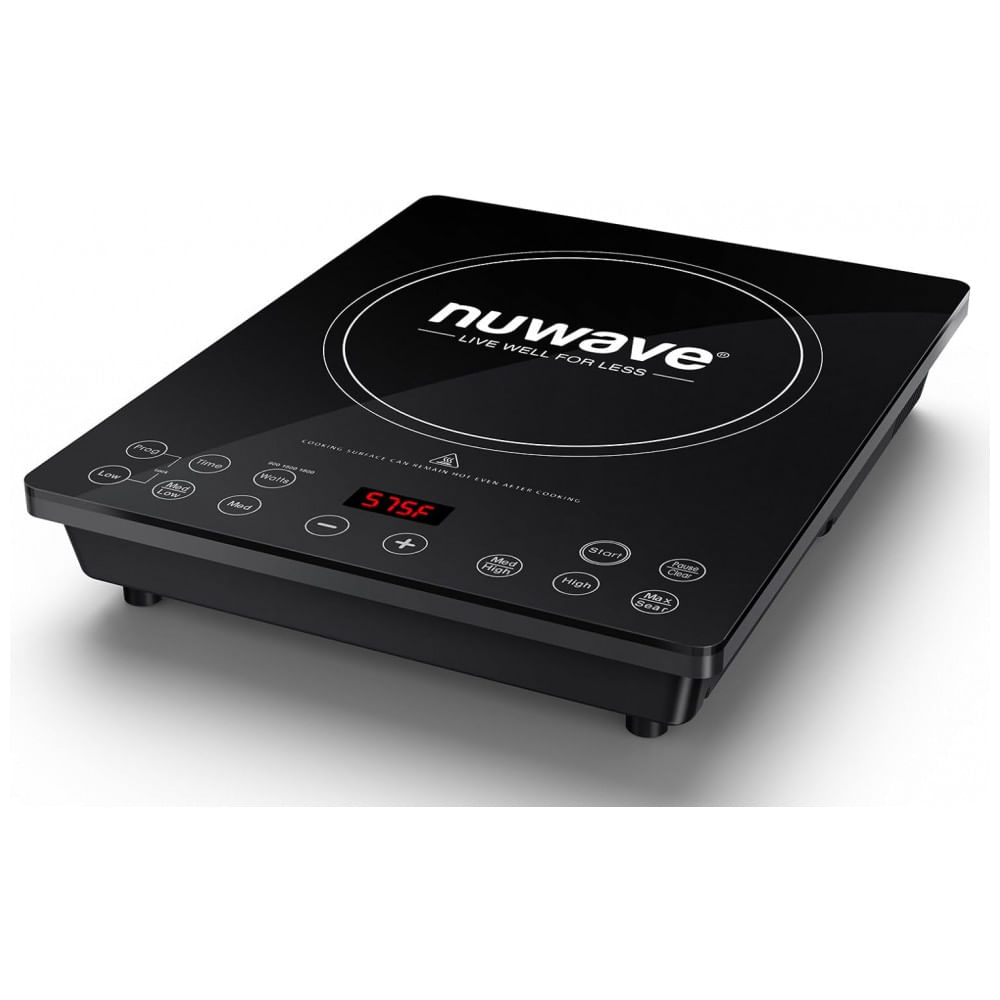 Cooktop de Indução Portátil Nuwave, Certificado pela NSF, Queimador Elétrico Único, Faixa de Temperatura Precisa de 37 até 296 Graus Celsius