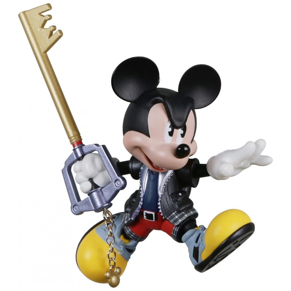 Enfeite Natalino Hallmark Keepsake Disney Kingdom Hearts Mickey Mouse com Keyblade Plástico 8,4x7,6x4,1 cm