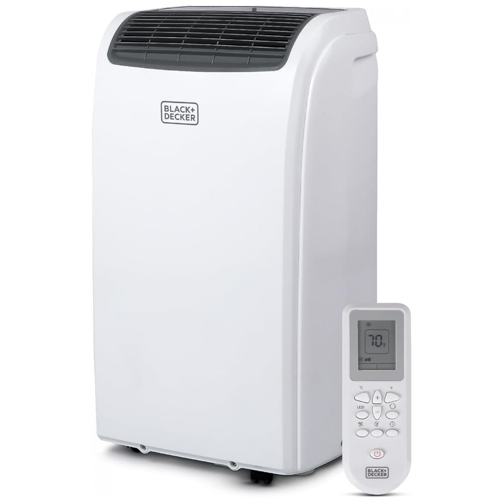 Ar Condicionado Portátil Inteligente BLACK+DECKER com Aquecimento, 12.000 BTU Resfriamento, 8.000 BTU SACC, 9.000 BTU Aquecimento para Ambientes