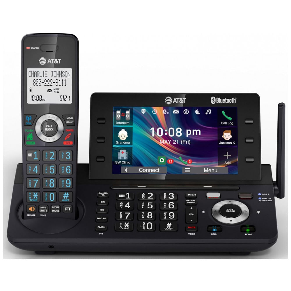 Telefone Sem Fio AT&T DLP73190 Grafite/Preto 1 Handset DECT 6.0 com Tela Colorida 5