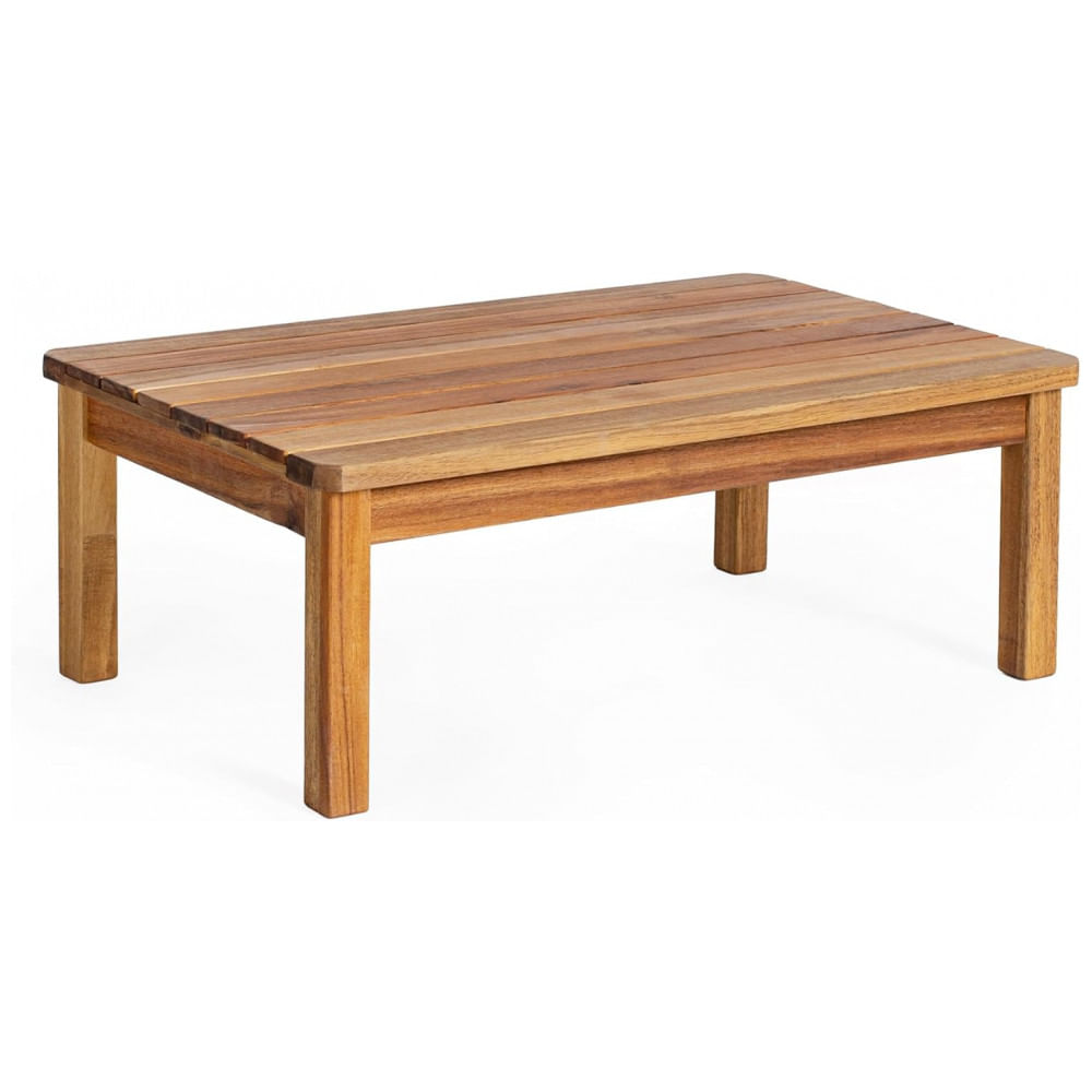 Mesa baixa infantil externa Martha Stewart Kids em madeira acácia natural 71cm