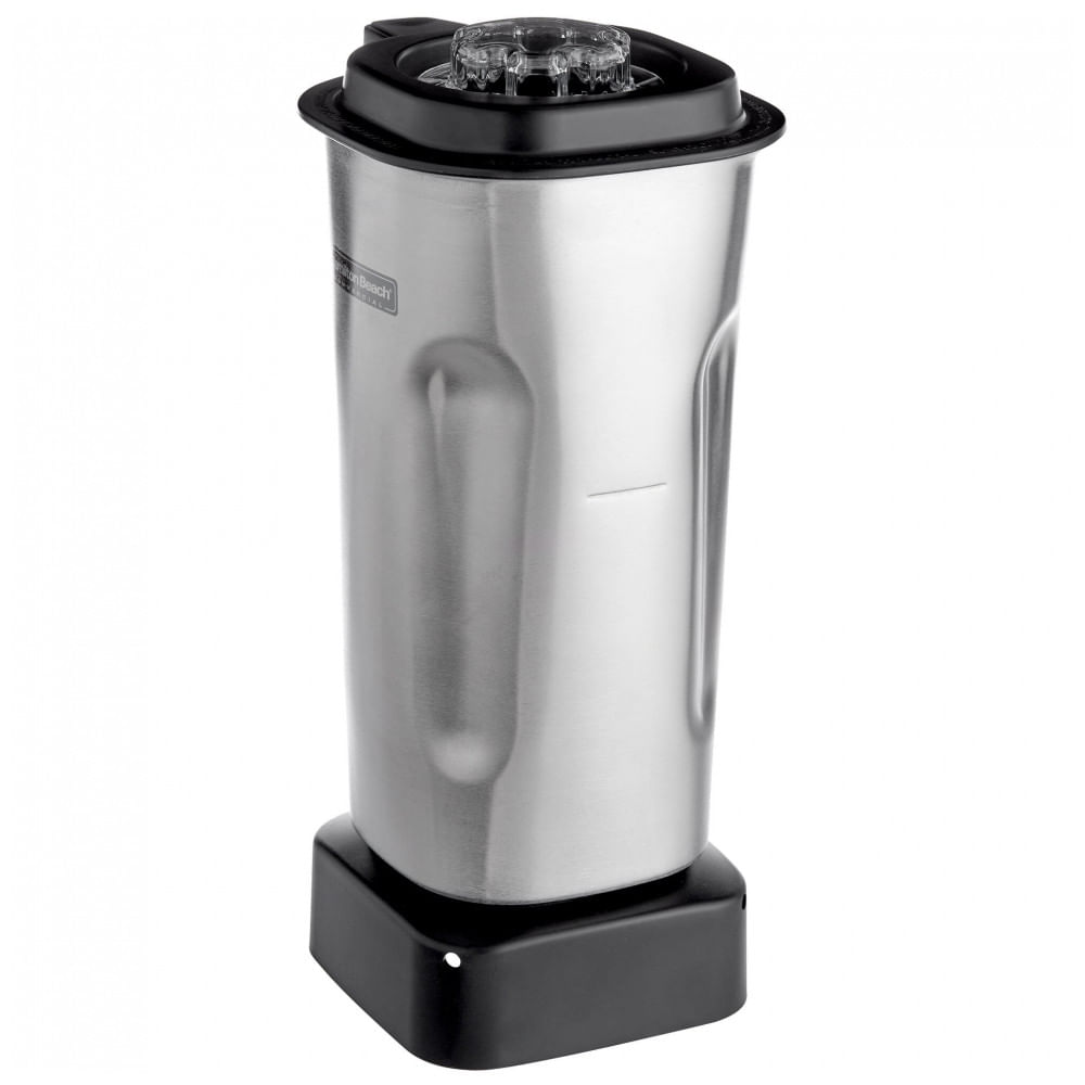 Hamilton Beach Rio - Recipiente de Aço Inoxidável 950ml com Lâmina e Tampa para Liquidificadores Selecionados